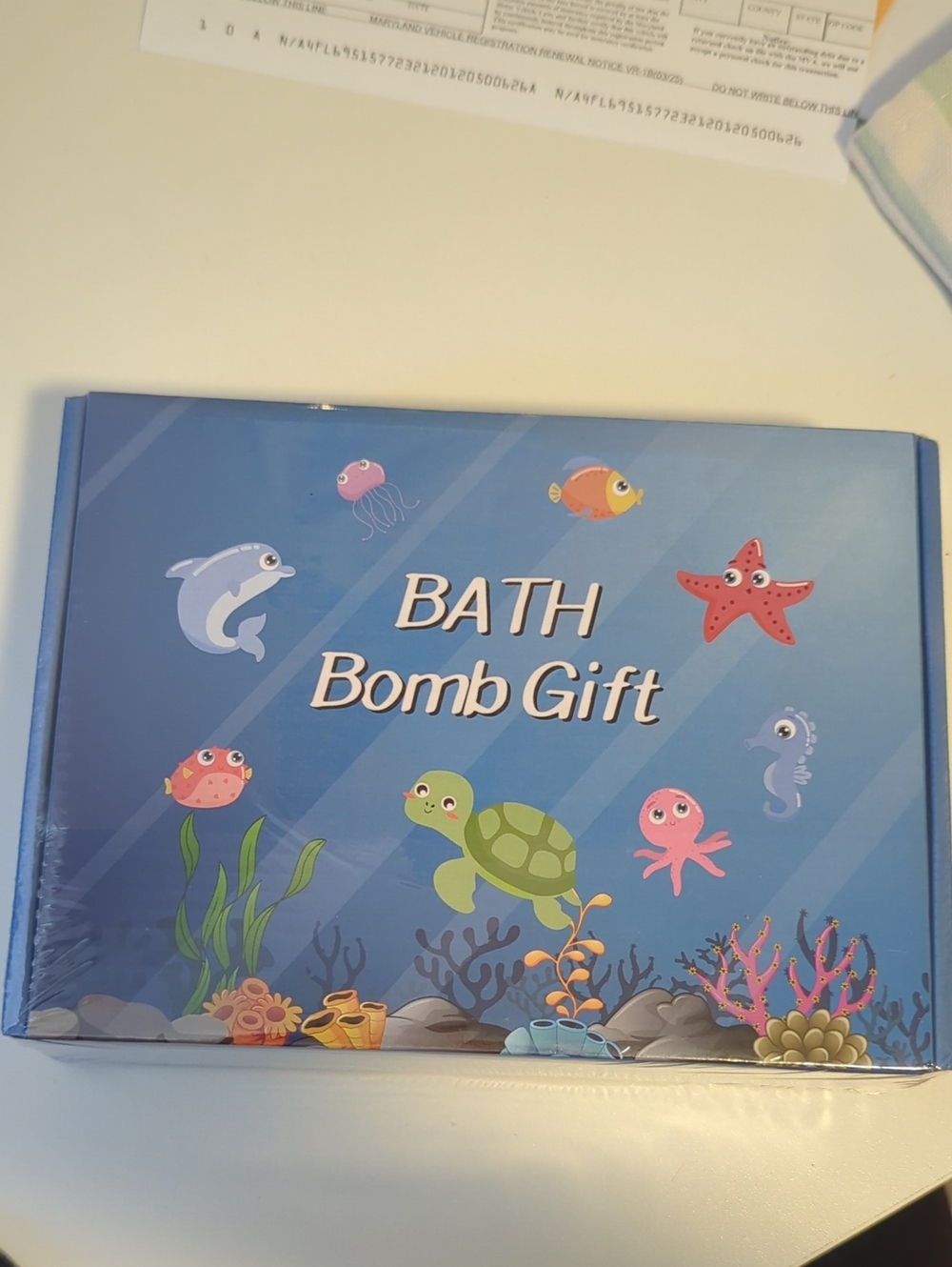 Viral Bath Bomb Gift Set - Blue Ocean Design